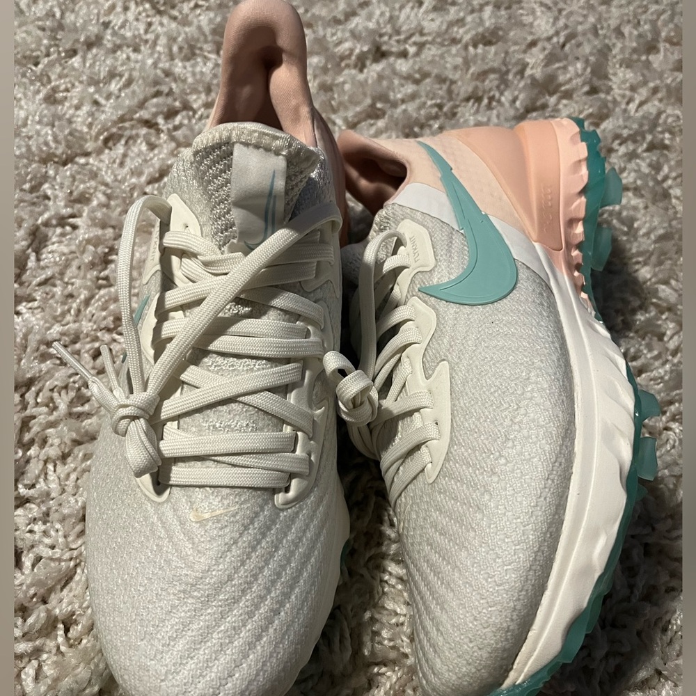 Nike Air Zoom Infinity Tour Golf Shoes Sail White Dew